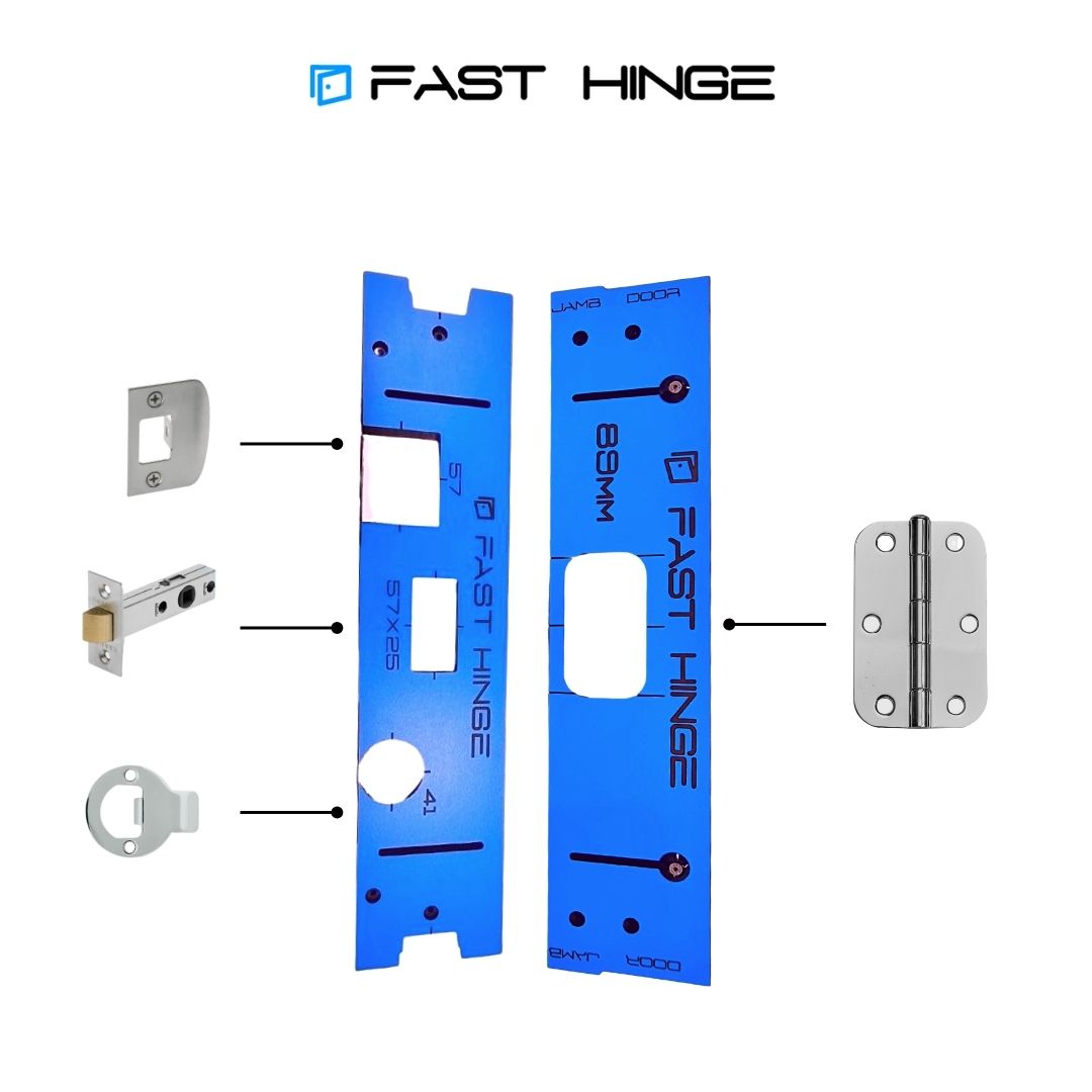 Radius hinge template kit