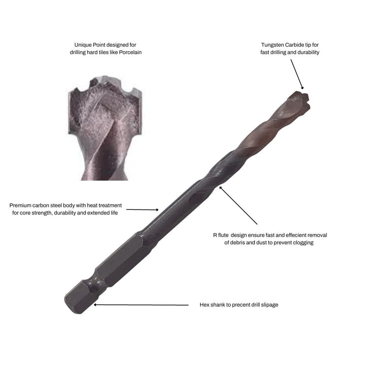 Hard tile drill bit