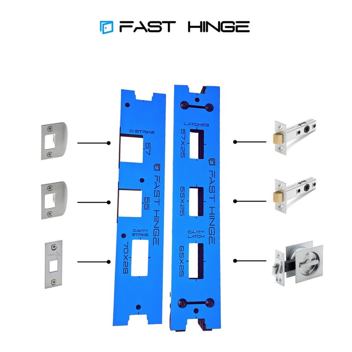 Door jigs for locks